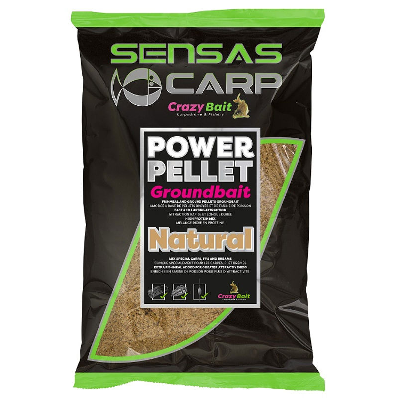 Sensas UK Power Pellet Natural 2Kg